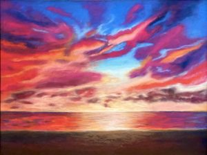 Sunset at St. Pete Beach by Toni Lowenthal